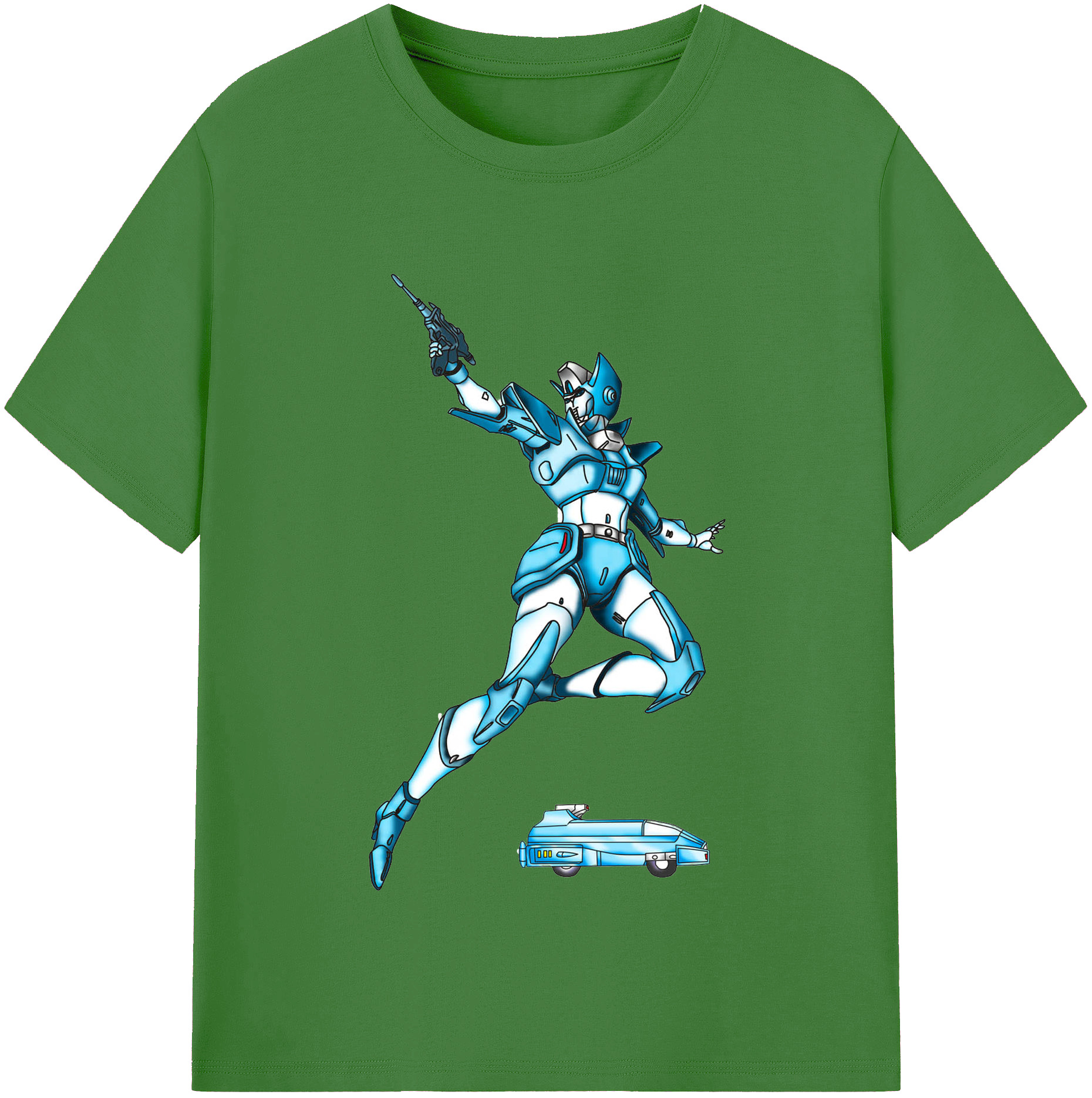 （画像用）  レディースカジュアルプリントTシャツ（綿100％）